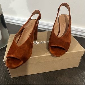 Madewell Slingback Heels in Size 5